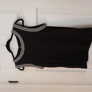 Black/white Talbots sleeveless top